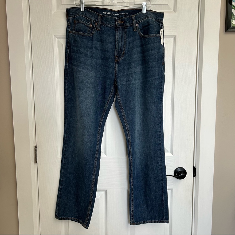 Old Navy Men's Dark Wash Straight Jeans